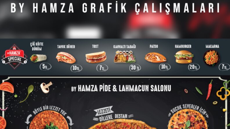 Menü, Broşür, El İlanı, Billboard Tasarımları