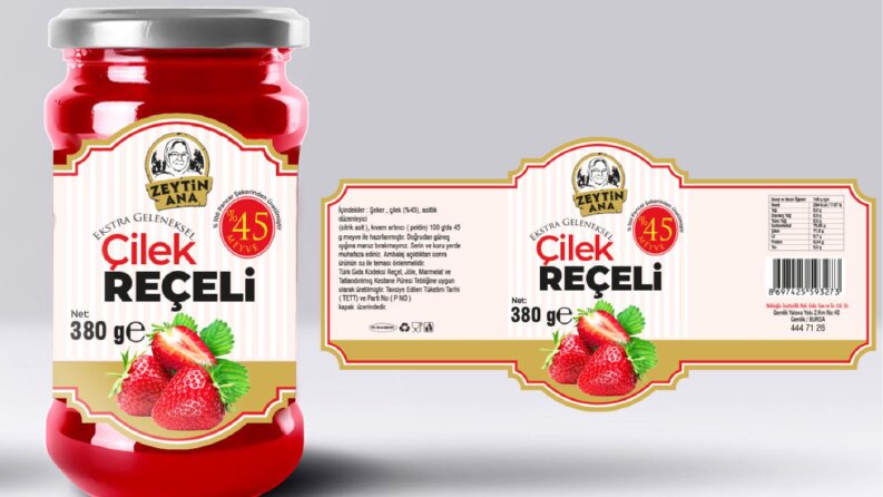 Basılmış Etiket Tasarımlarım 