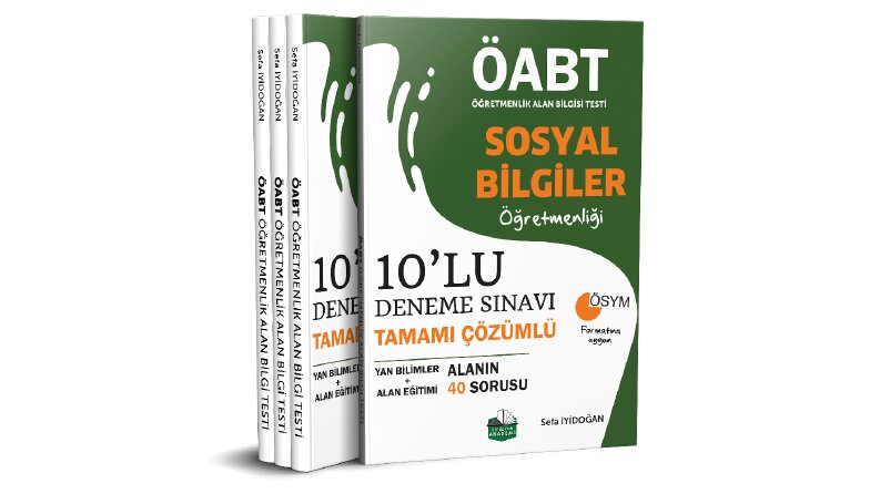 ÖABT Sosyal Bilgiler Deneme Sınavı kapak çalışması