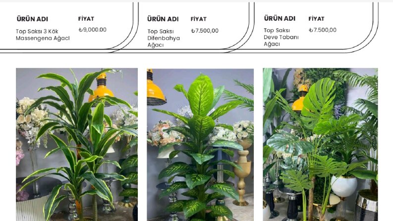 Savita Home saksı katalog tasarımı 
