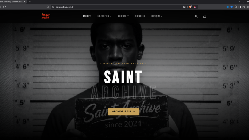 Saint Archive – Modern Giyim Web Sitesi
