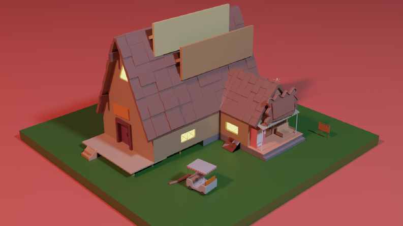 3d low poly modelleme