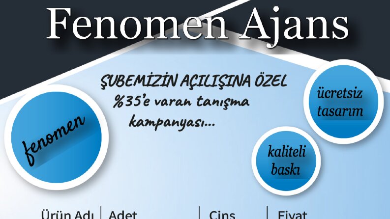 broşür tasarımı