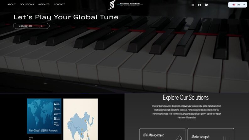 Modern, Hızlı ve Kurumsal Danışmanlık Sitesi – PianoGlobal