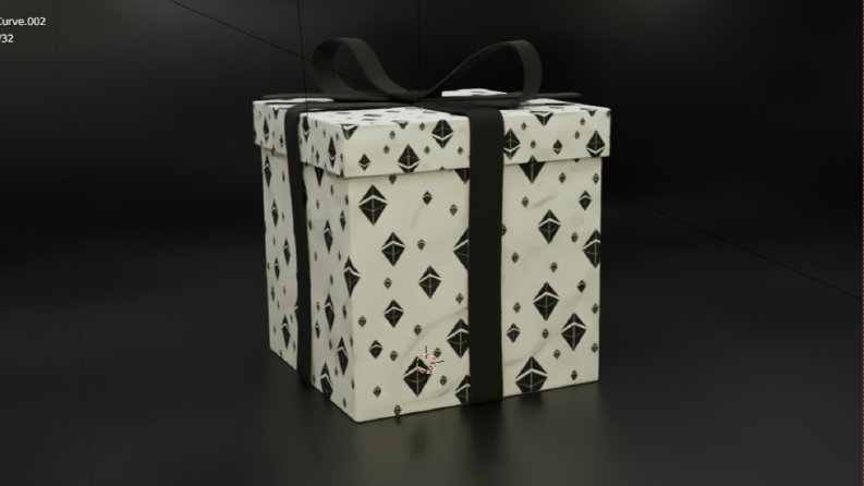 nft etherium gift box