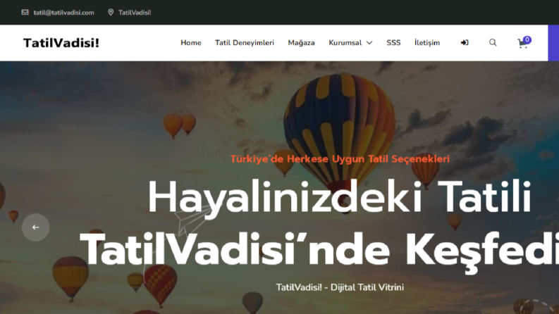 TatilVadisi - Laravel kullanıcı arayüz deneyimi