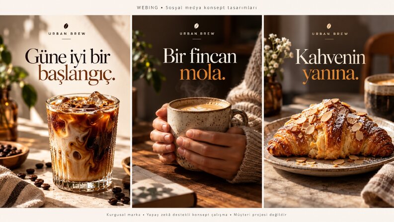 URBAN BREW | Sosyal Medya Konsept Tasarımları