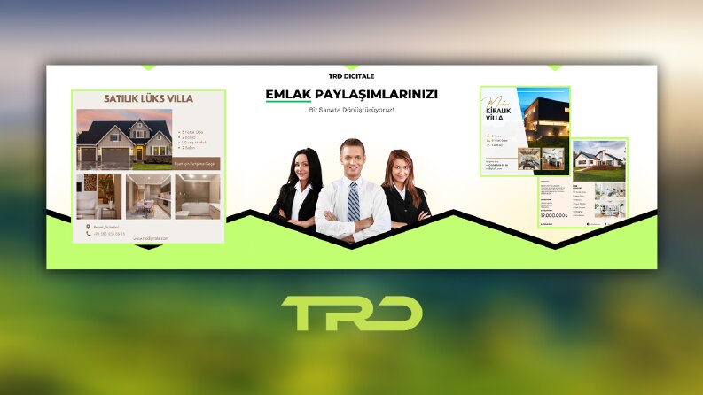 Emlakçılara Özel Post Tasarımları Yapabilirim