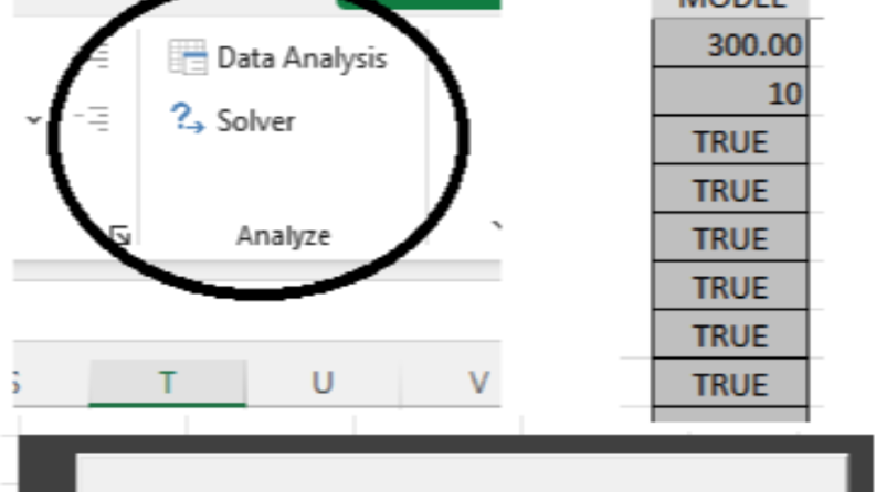 SOLVER ile Optimizasyon (Verimlilik) Problemleri Çözümü