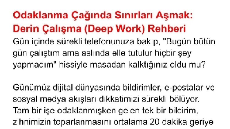 Google Dokümanlar ile Metin Düzenleme ve Biçimlendirme