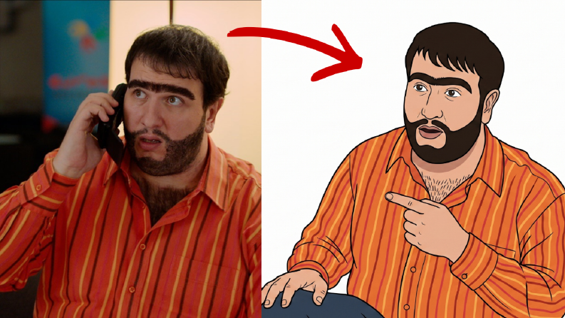 Family Guy Tarzı karakter yaparım.