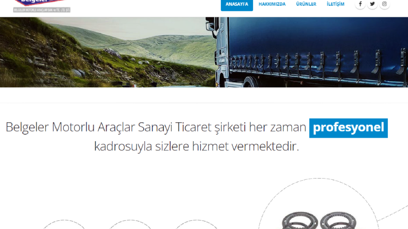 Belgeler Motorlu - Website