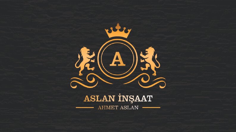 Aslan İnşaat Logo Tasarımı