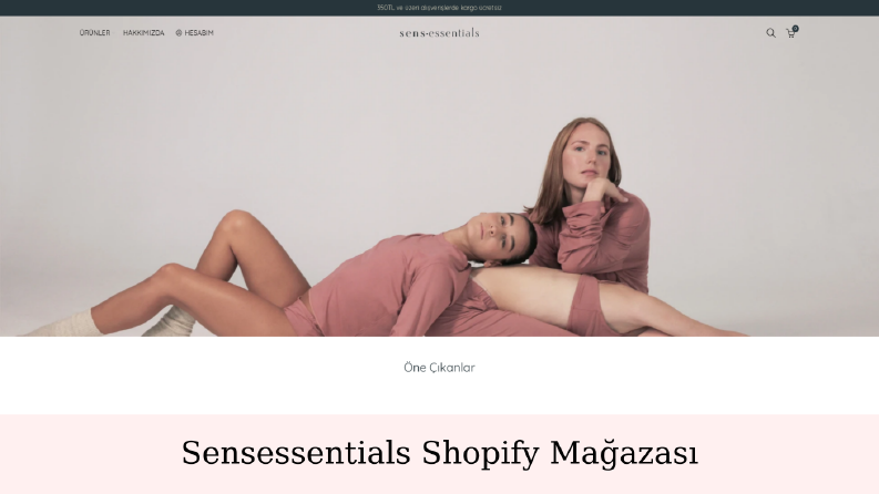 Sensessentials.com Shopify Mağazası