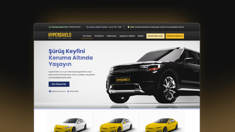 Hyper PPF – Araç Kaplama ve Otomotiv Koruma Hizmetleri
