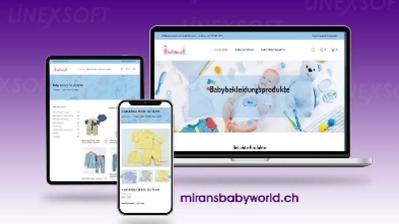 MiransBabyWorld.ch için Özel E-Ticaret Sistemi Geliştirdim 🛒✨