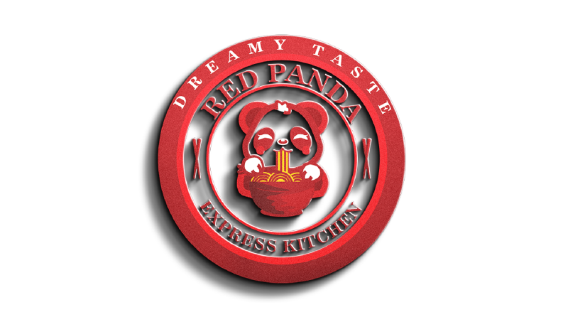 Red Panda "Express Kitchen" logo tasarımı