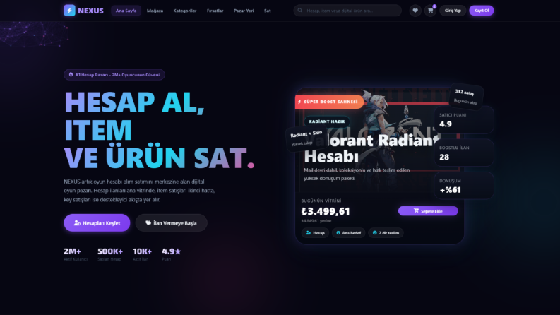 E-Ticaret Web Sitesi Tasarımı (Satış Odaklı)