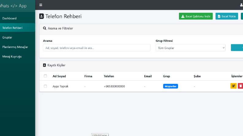 WhatsApp Web Bot – Planlı & Anlık Mesaj Gönderim Yazılımı