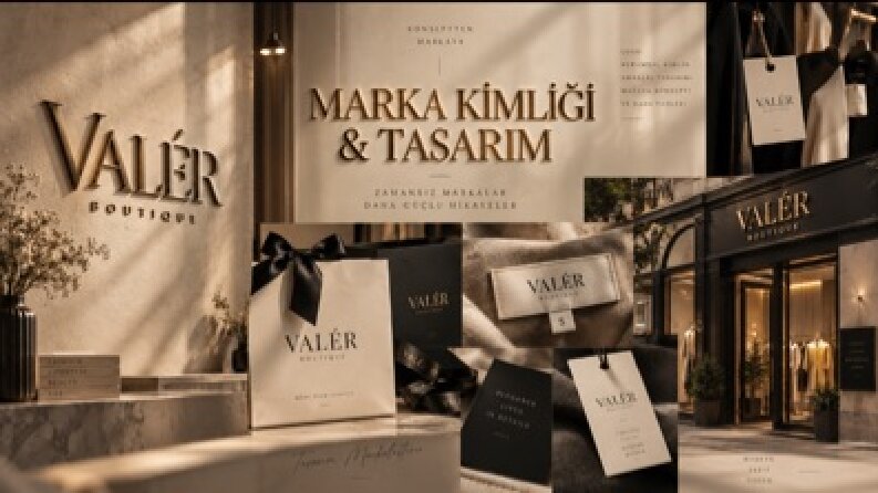 Valér Boutique - Marka Kimliği & Ambalaj Tasarımı