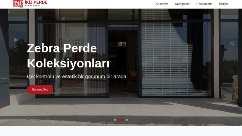 İkiz Perde - Perde Mağazası Web Sitesi