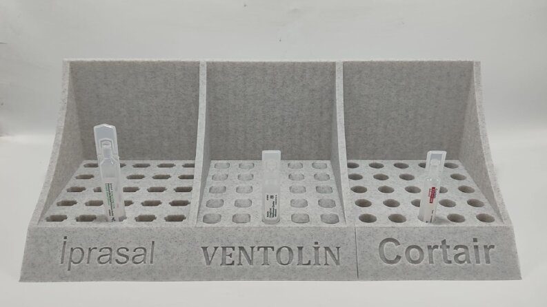 Özel ilaçlar için stand tasarımı