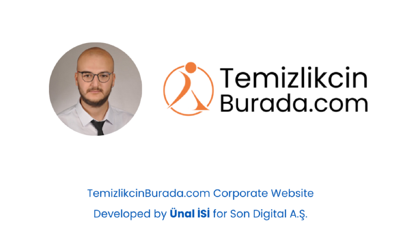 TemizlikcinBurada.com Kurumsal Websitesi
