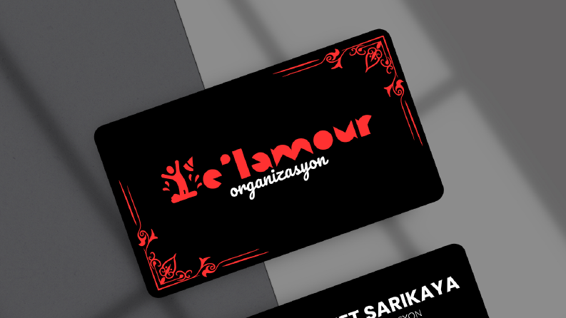 Lelamour kurumsal kartvizit tasarımı