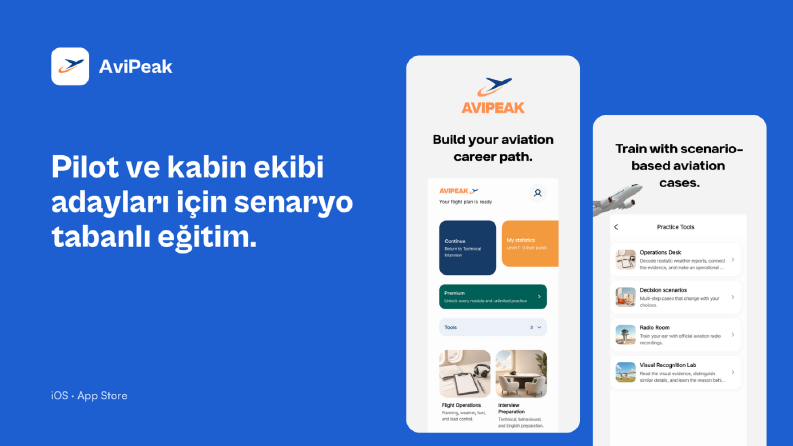 AviPeak: Pilot & Kabin Ekibi Eğitim Uygulaması