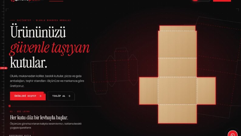 Ambalaj Üreticisi İçin Üç Dilli Kurumsal Web Sitesi