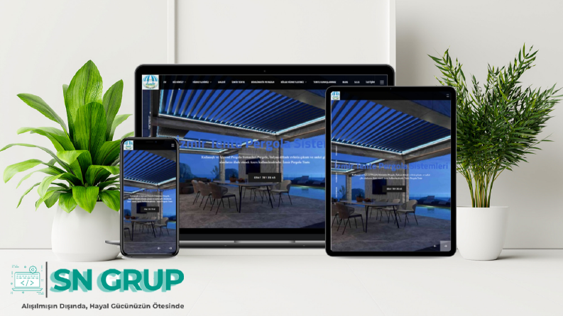 Tente Pergola İzmir Web Sitesi Tasarımı