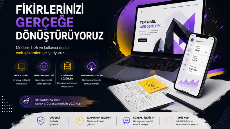 Modern ve Kullanıcı Dostu Web Yazılım Çözümleri