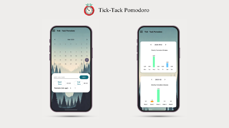 "Tick - Tack Pomodoro" App