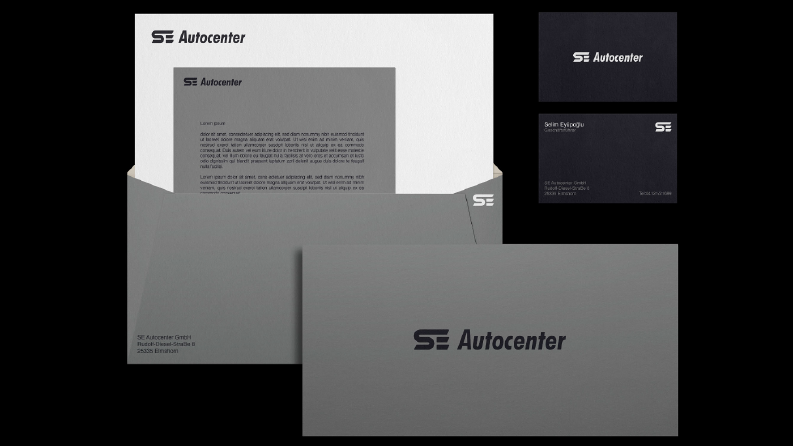 SE Autocenter logo tasarımı