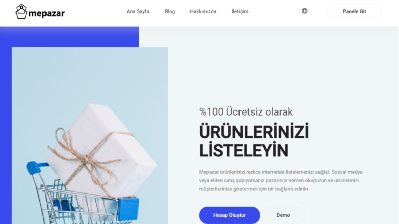 Mepazar - Ürün Listeleme Sitesi