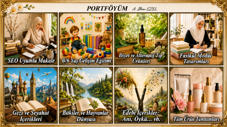 Profil ve Biyografi içerikleri Hazırlarım