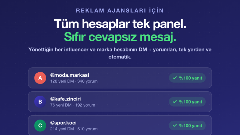 Whatsapp api ve instagram chatbot