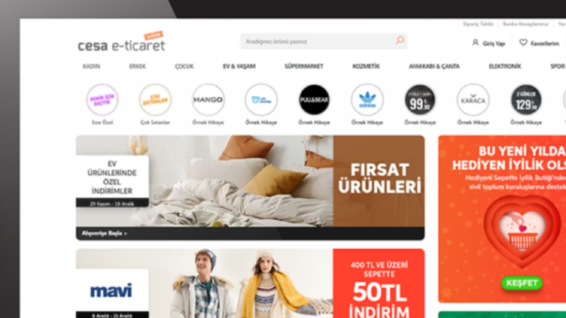 Popüler Tasarımlı Klasik E-Ticaret Yazılımlarım