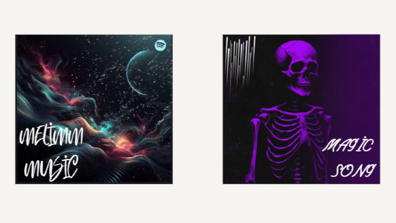 Örnek spotify kapak tasarımlarım