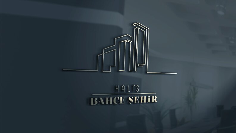 Halis Bahçe Şehir İnşaat Logo Çalışması