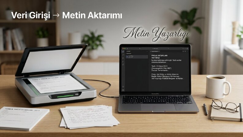 El Yazısı ve Kağıt Belgeleri Dijital Ortama Aktarıyorum
