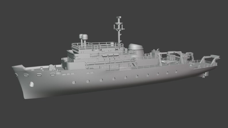 3D gemi modeli