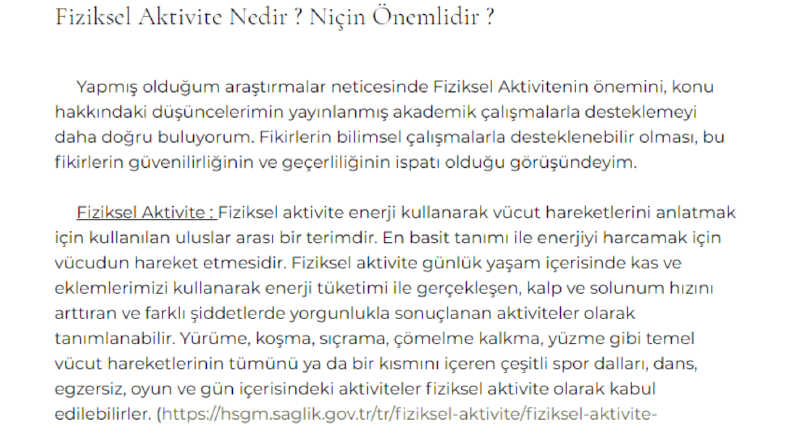 Hazırladığım Web Sitem
