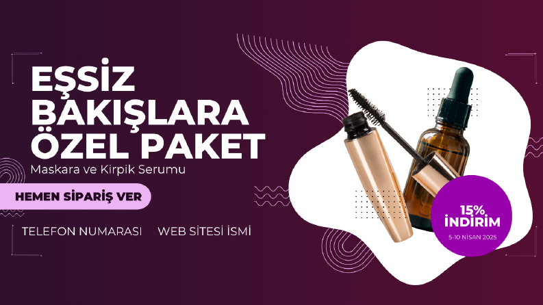 Kozmetik Banner Tasarımı