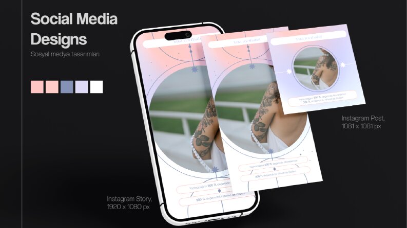 instagram post ve story tasarımları