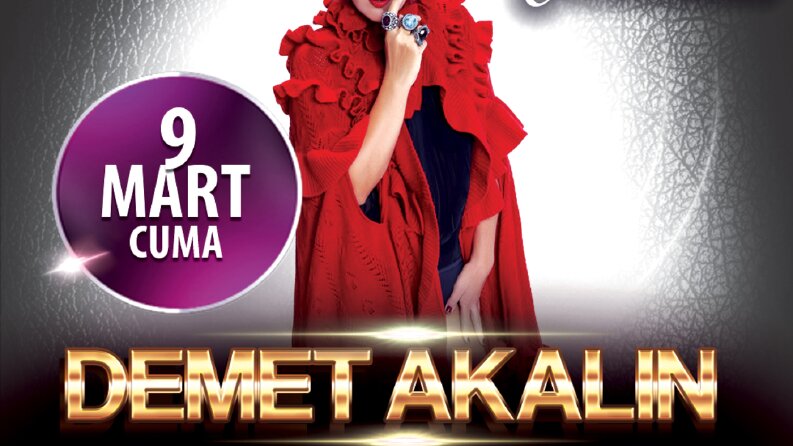 Demet Akalın Afiş Çalışması