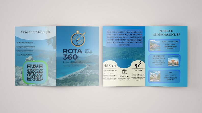 Rota360 Bifold Broşür Tasarımı
