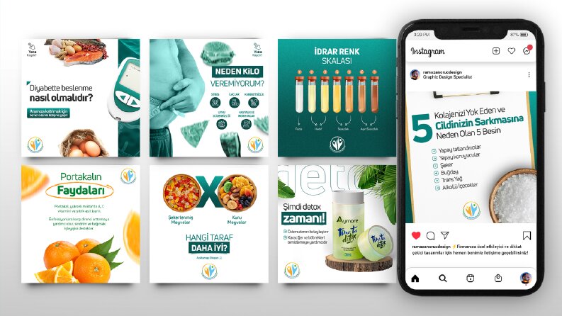 Yeni Dünya Beslenme Sosyal Medya Tasarımları