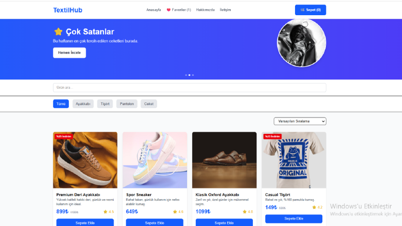 Ayakkabıdan Tekstile İşinize Özel E-Ticaret Sitesi Kuruyorum