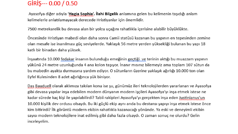 Mimari yapılar [Ayasofya]